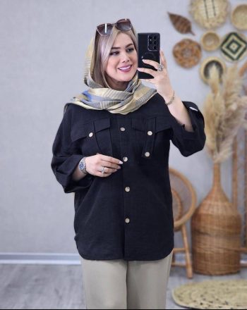 مانتو شانتون جیب صلیبی