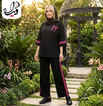 ست راحتی زنانه چشمه کد 10127 - تصویر 2