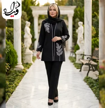 مانتو پرشین زنانه مدل غزاله کد 9682 - تصویر 2