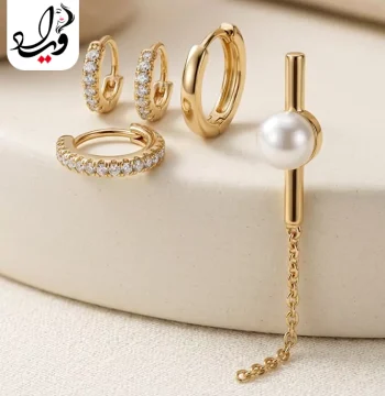 ست گوشواره ۵ عددی تاش مدل الیستا