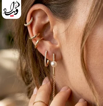 ست گوشواره ۵ عددی تاش مدل الیستا - تصویر 2