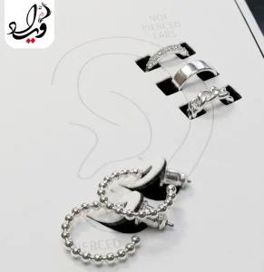 ست ۵ عددی گوشواره و ایرکاف تاش مدل نوا